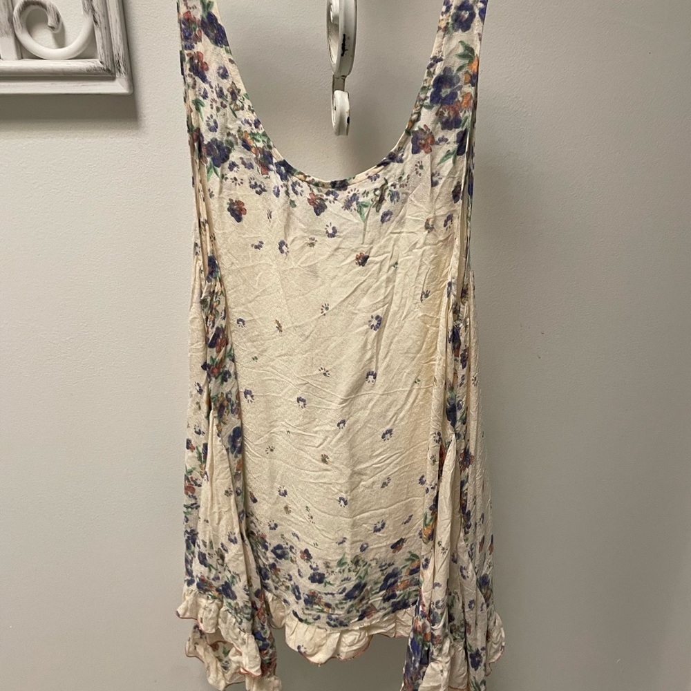 Free people intimately floral top sz med